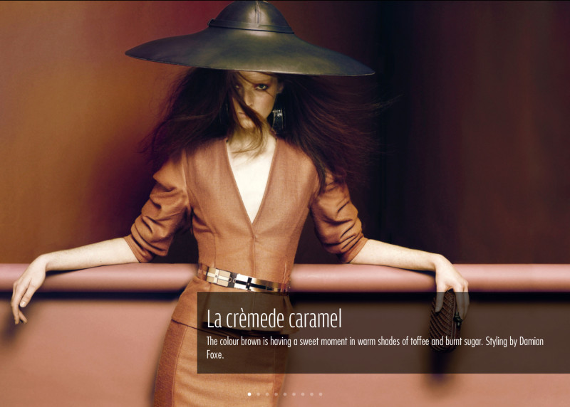 Alice Gibb featured in La Crèmede Caramel, December 2009