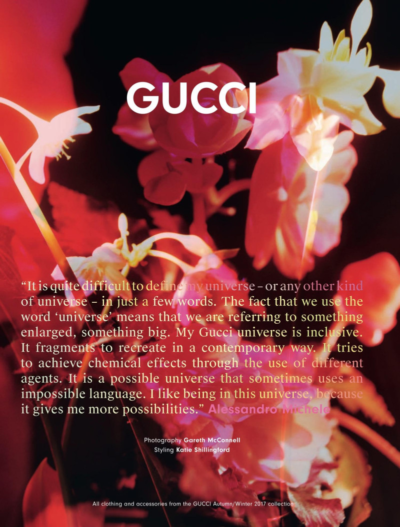 Mae Lapres featured in Gucci, September 2017