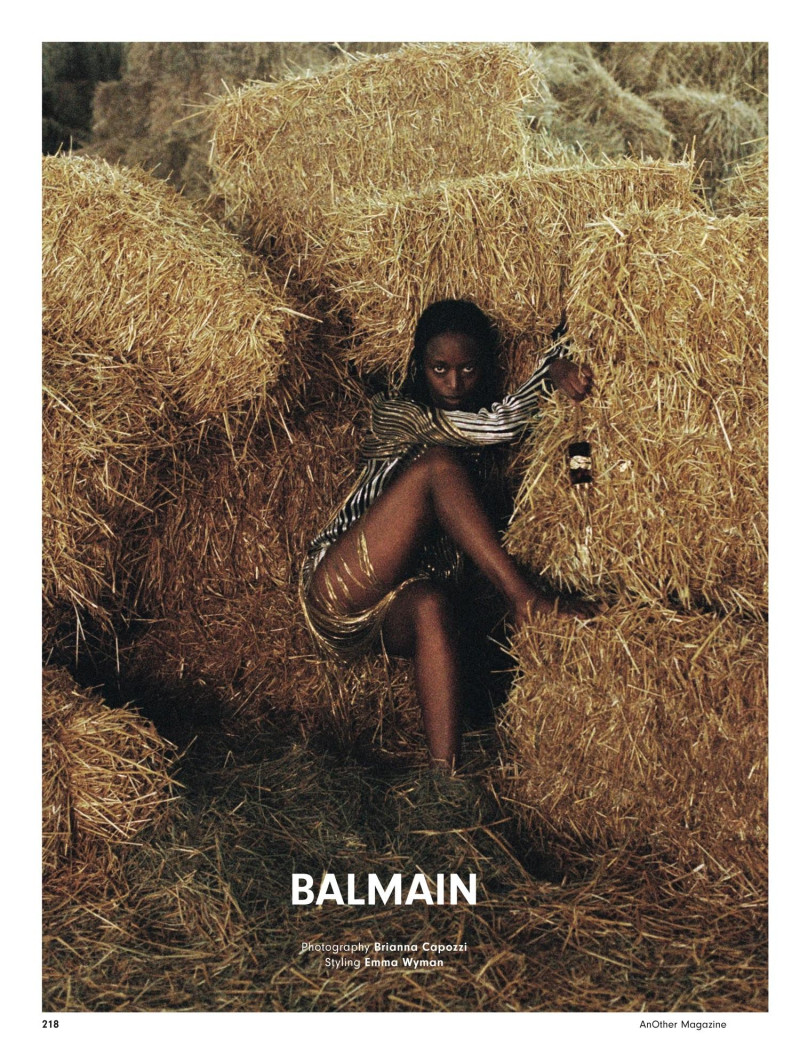 Mayowa Nicholas featured in Balmain, September 2017