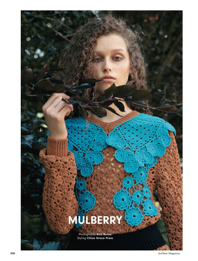 Elien Swalens featured in Mulberry, September 2017