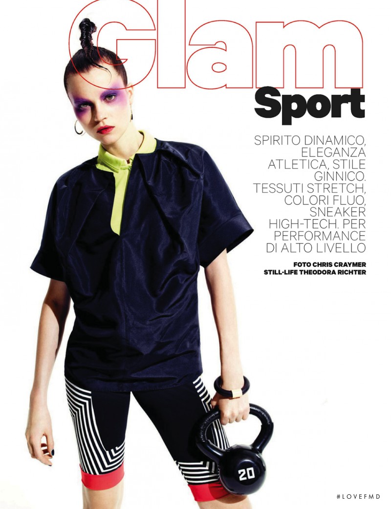 Egle Tvirbutaite featured in Glam Sport, May 2013