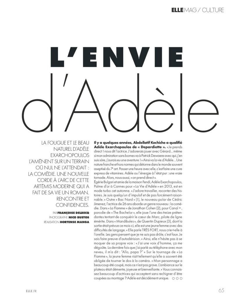 L\'envie D\'adele, November 2020