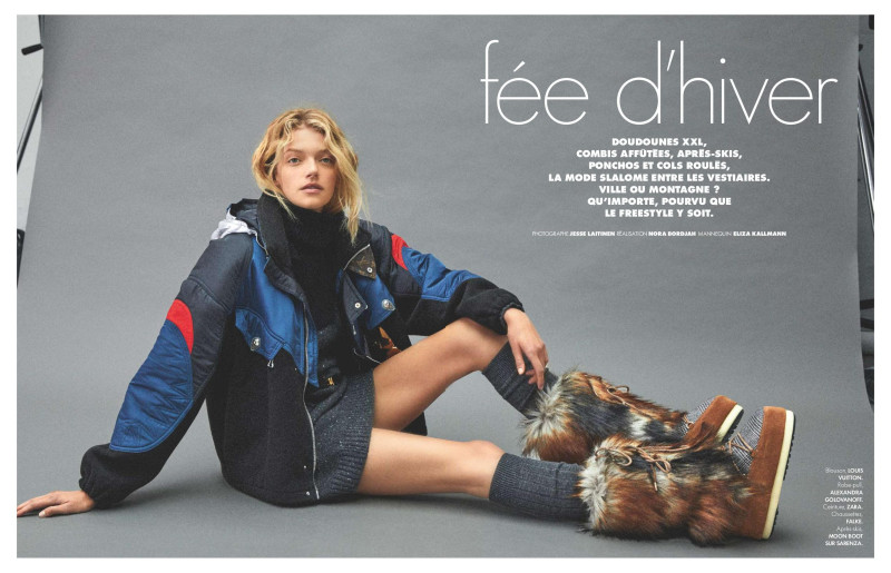 Eliza Kallmann featured in Fée D\'Hiver, November 2020