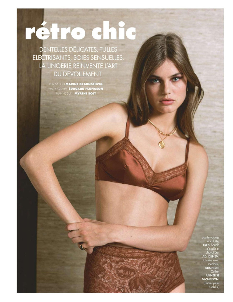 Myrthe Bolt featured in Rétro Chic, October 2020