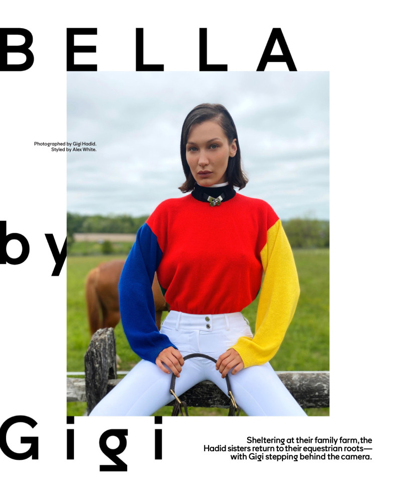 Bella Hadid featured in Bella By Gigi, September 2020