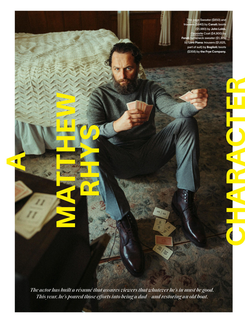Matthew Rhys is Becoming A Matthew Rhys Character, October 2020
