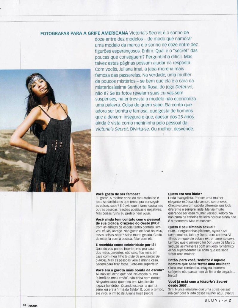 Juliana Imai featured in O Segredo de Juliana Imai, September 2009