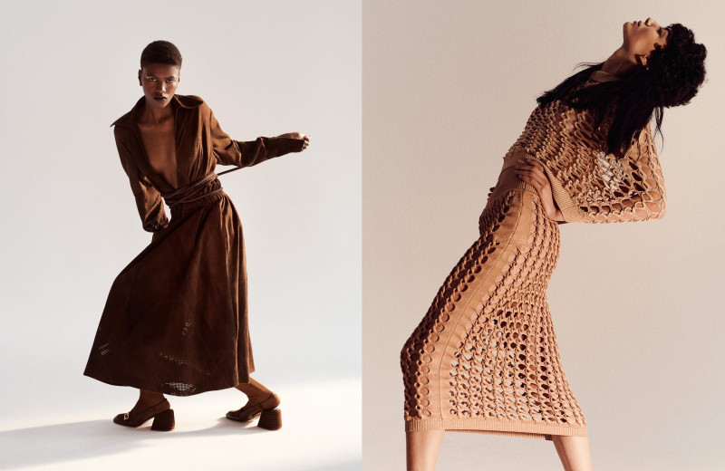 Yorgelis Marte featured in Between Screen Test Glamour & Roman Arc: Silvia\'s Fendi, March 2020