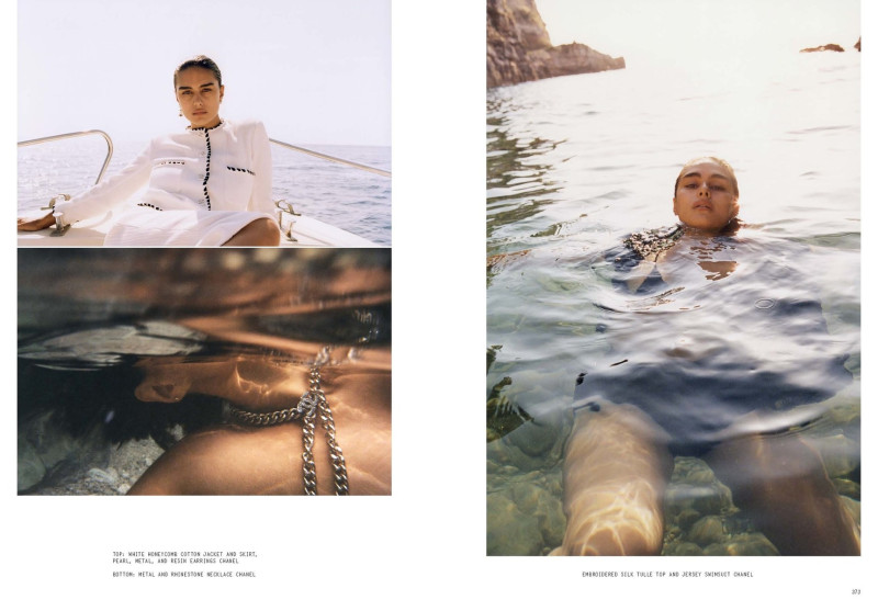 Jill Kortleve featured in Chanel, September 2020