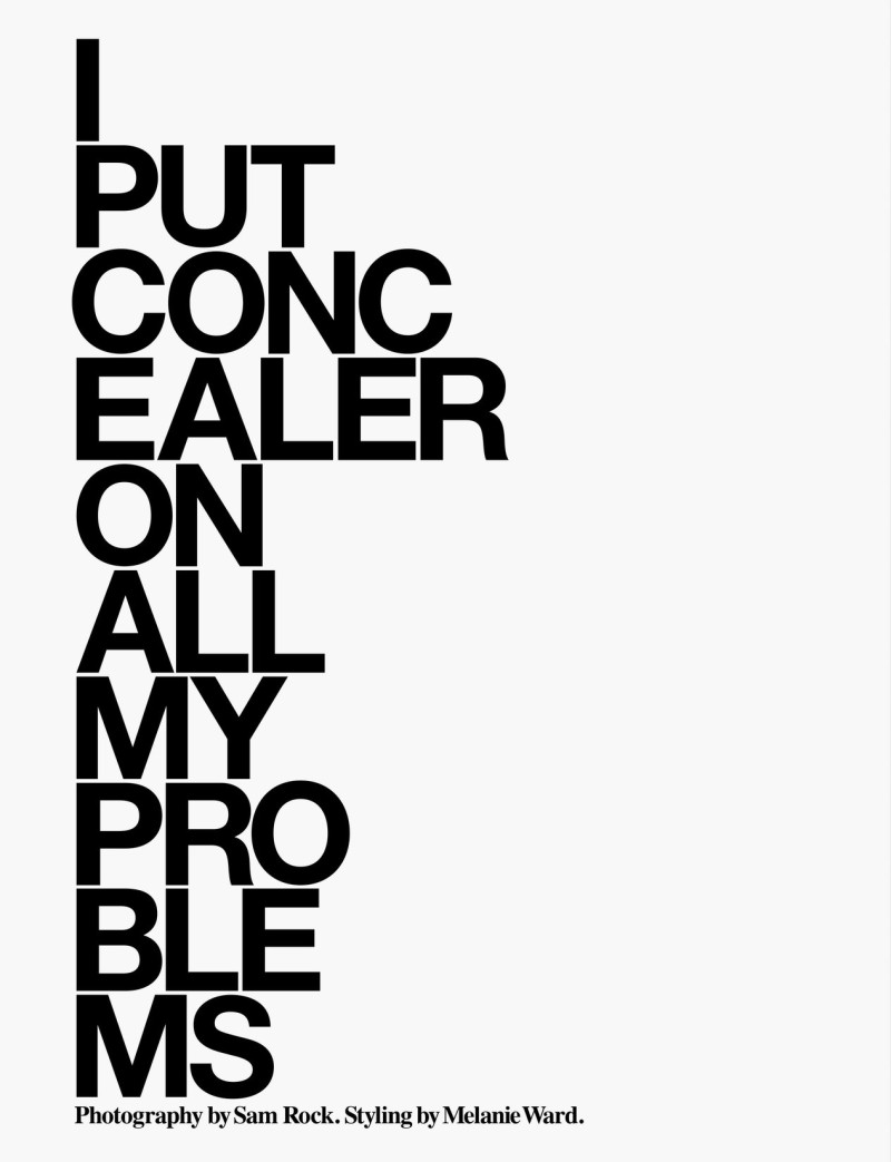 Bente Oort featured in I Put Concealer On All My Problems., March 2020