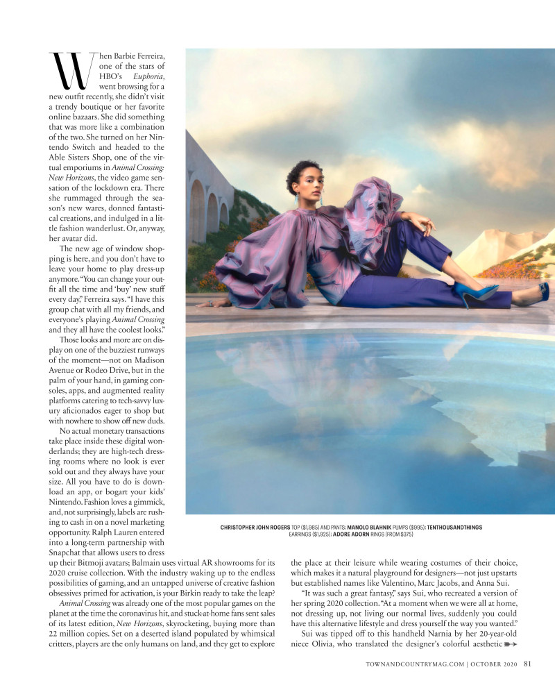 Luisana Gonzalez featured in Fashion\'s New Narnia, October 2020