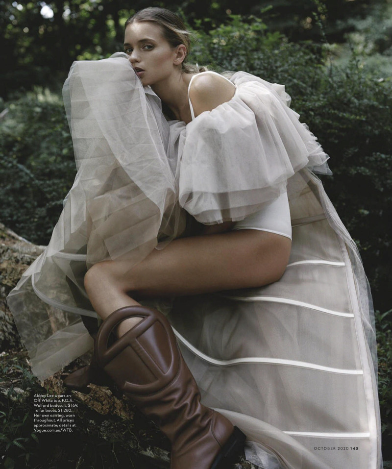 Abbey Lee Kershaw featured in All About Abbey, October 2020