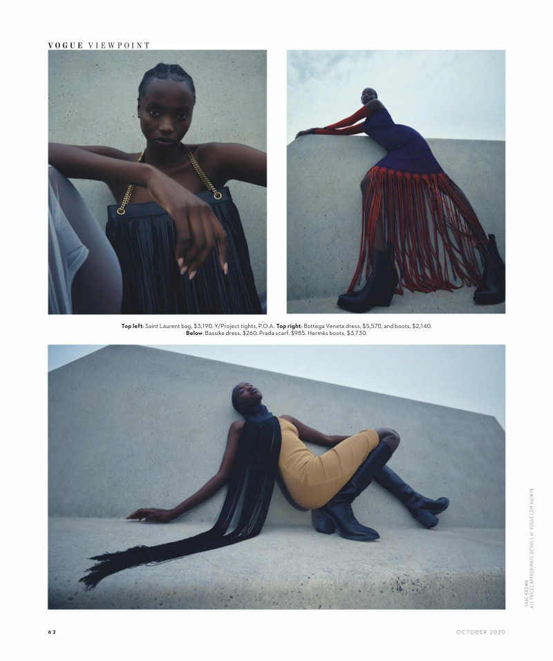 Agi Akur featured in Vogue Viewpoint: Strings Attached, October 2020