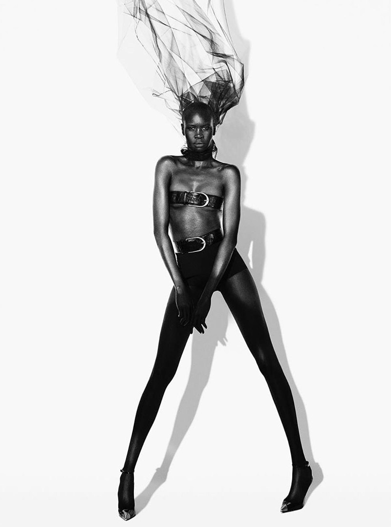 Alek Wek featured in Novo Glam, March 2020