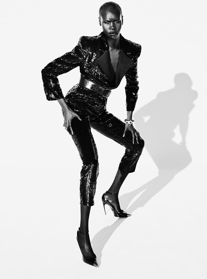 Alek Wek featured in Novo Glam, March 2020