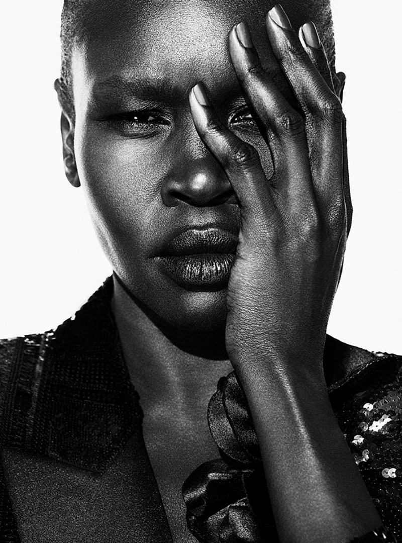 Alek Wek featured in Novo Glam, March 2020