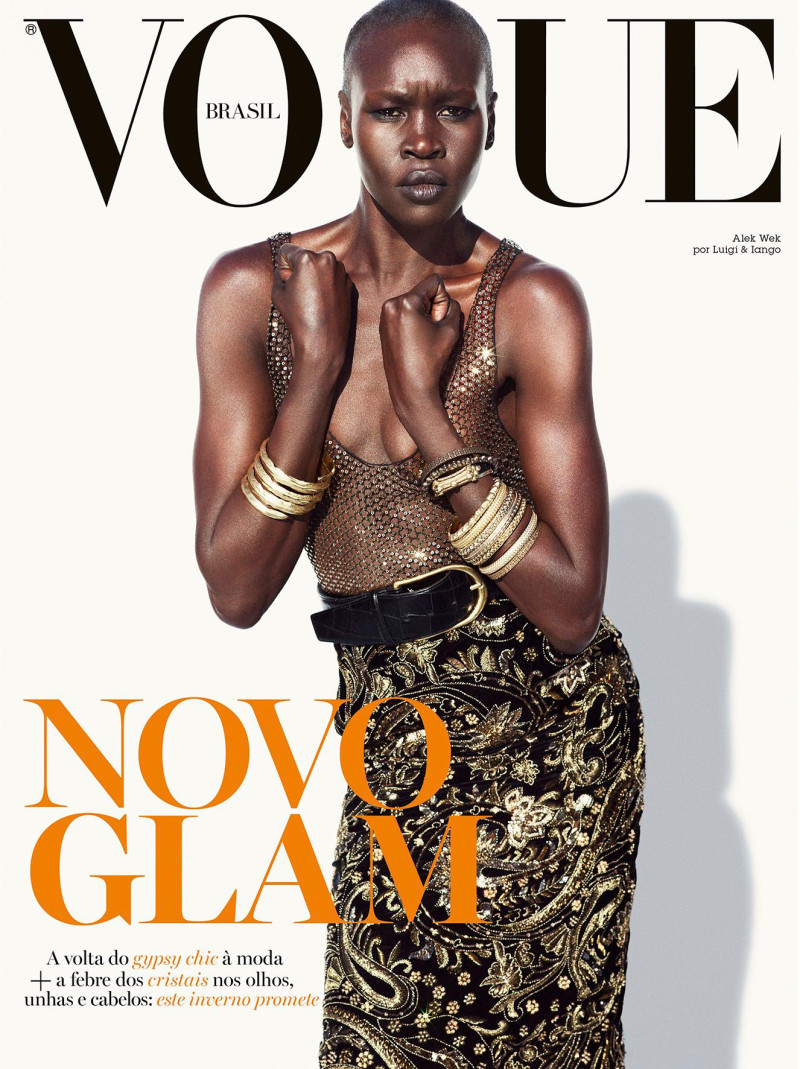 Alek Wek featured in Novo Glam, March 2020