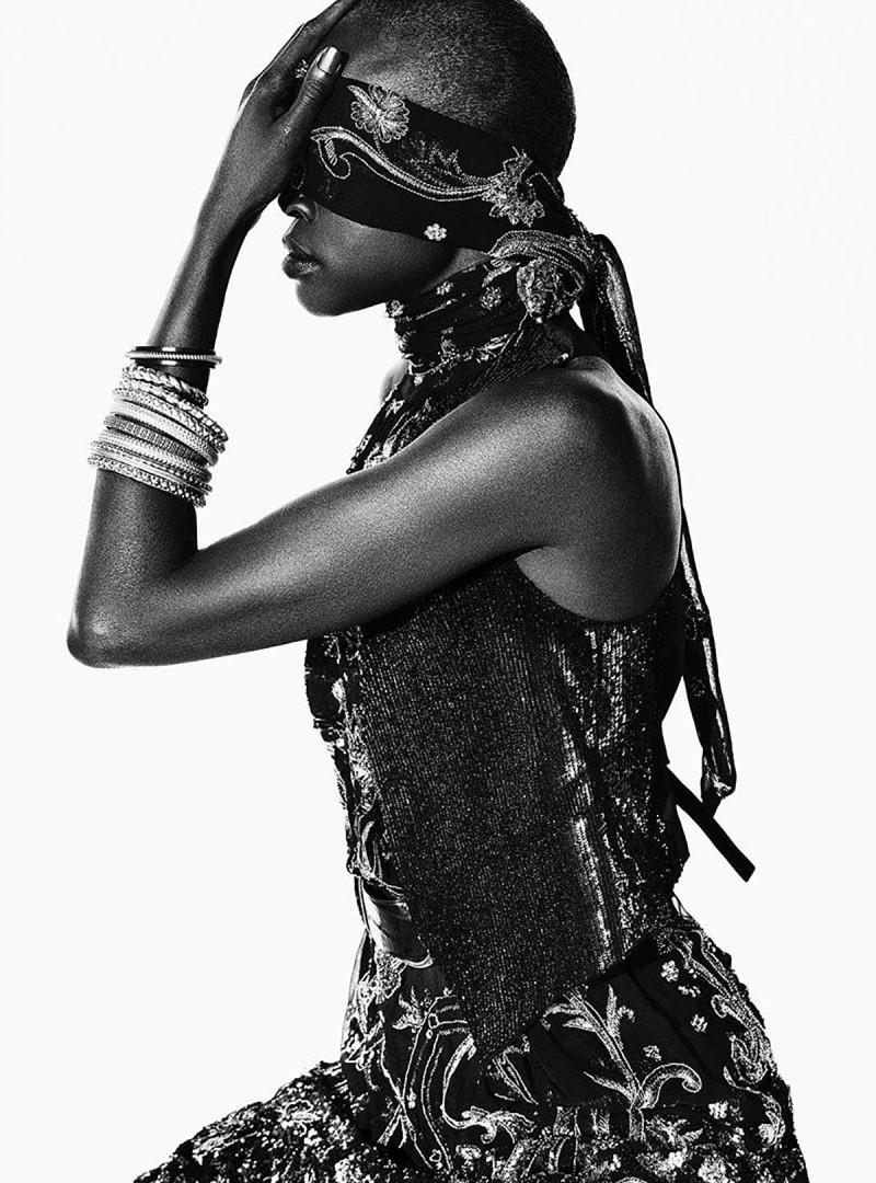 Alek Wek featured in Novo Glam, March 2020