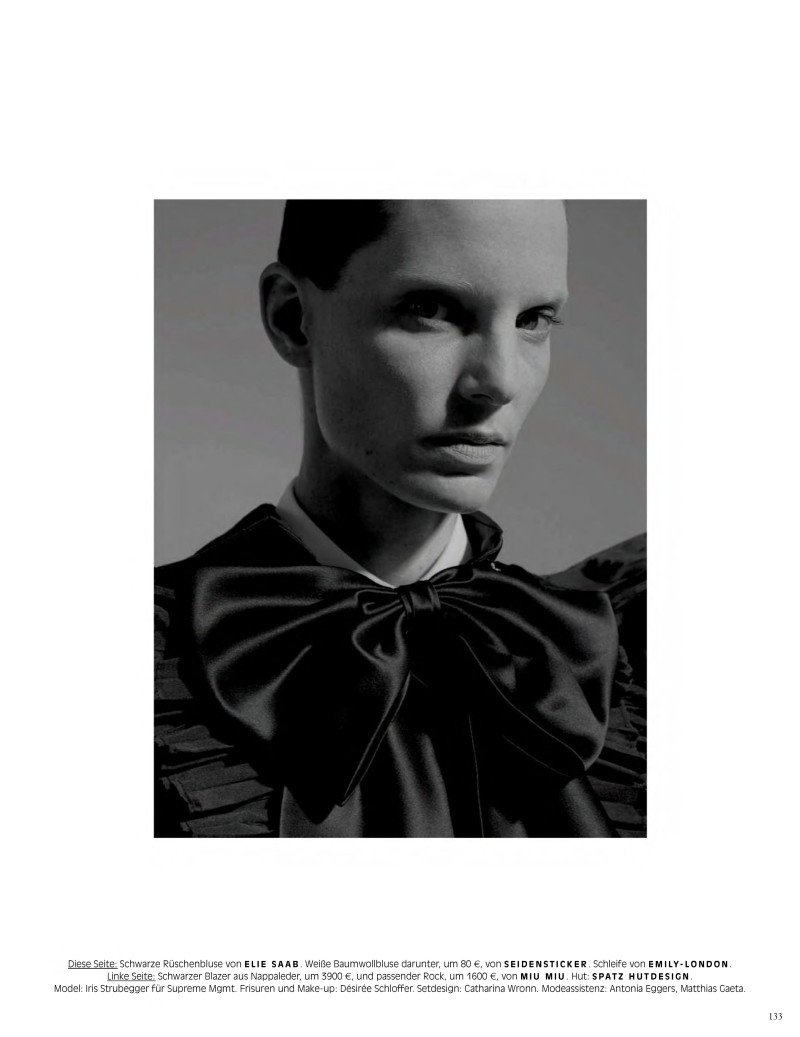 Iris Strubegger featured in Shades Of Grey, October 2020