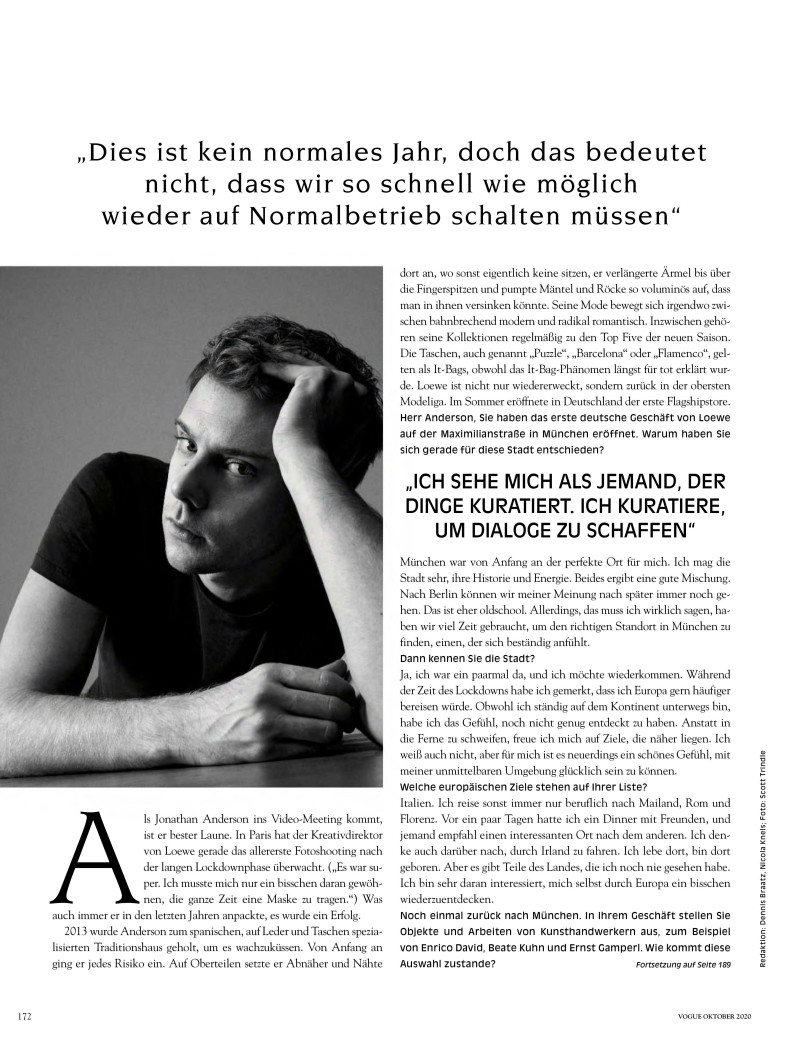 Feli Rasztar featured in Der Werschatzer, October 2020
