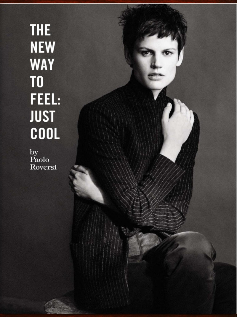 Saskia de Brauw featured in The New Way To Feel: Just Cool, June 2013