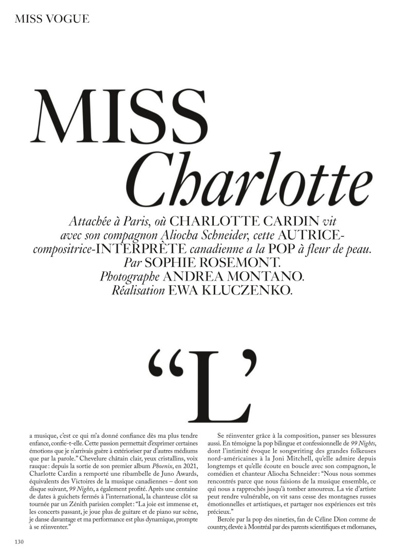 Miss Charlotte, September 2024