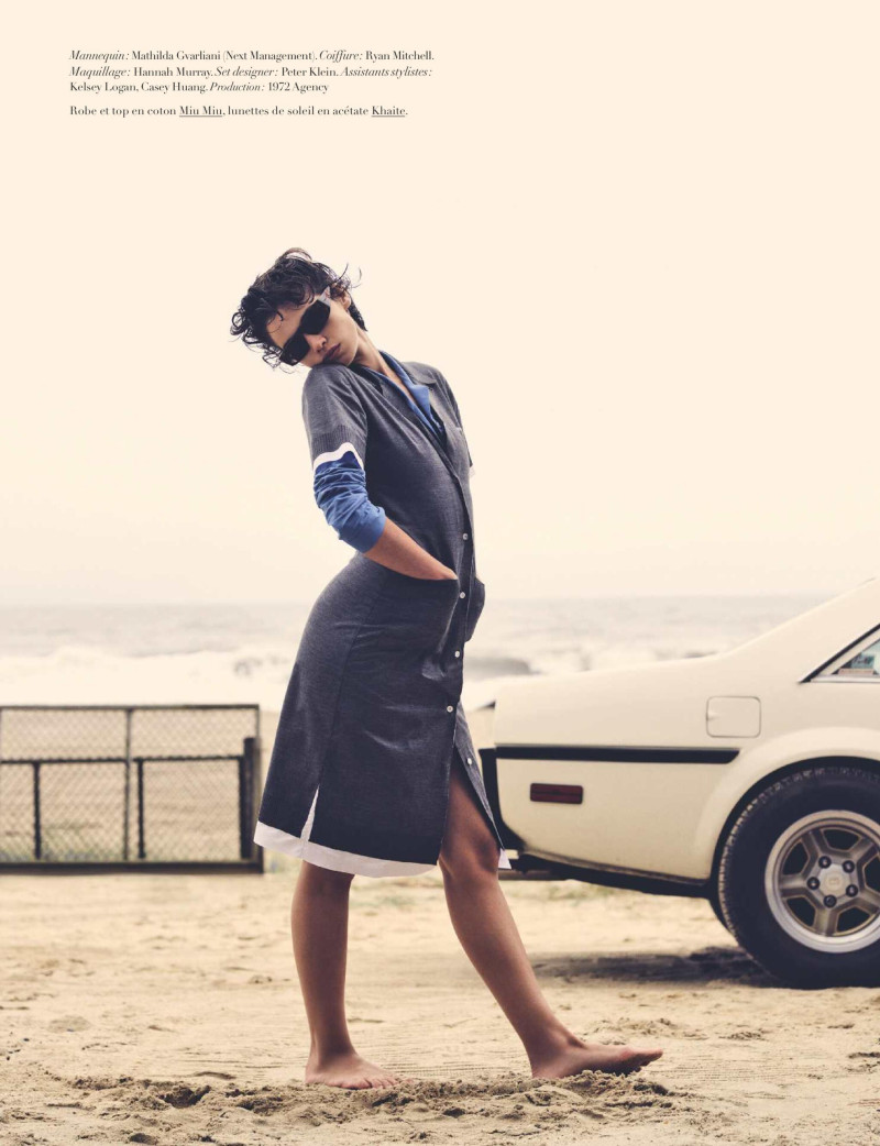 Mathilda Gvarliani featured in Vue Sur La Plage, August 2024