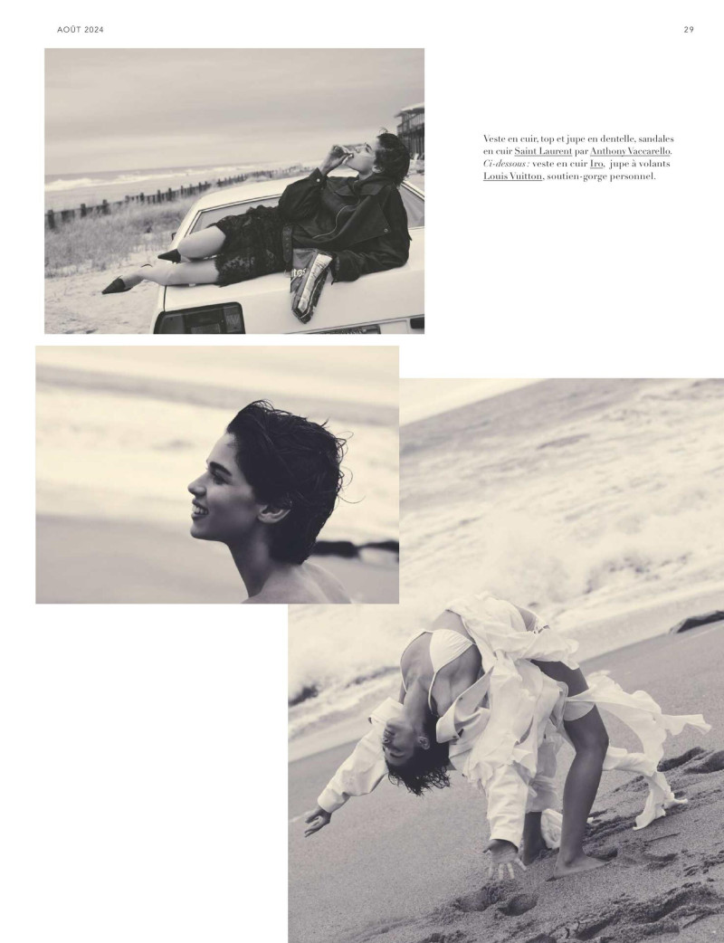 Mathilda Gvarliani featured in Vue Sur La Plage, August 2024