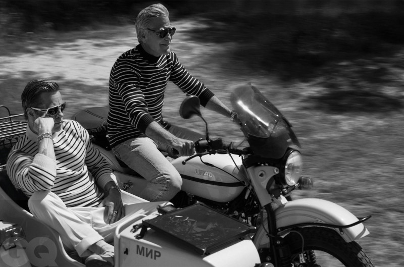 George Clooney & Brad Pitt, September 2024