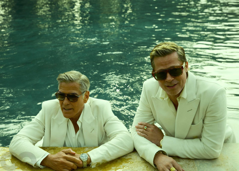 George Clooney & Brad Pitt, September 2024