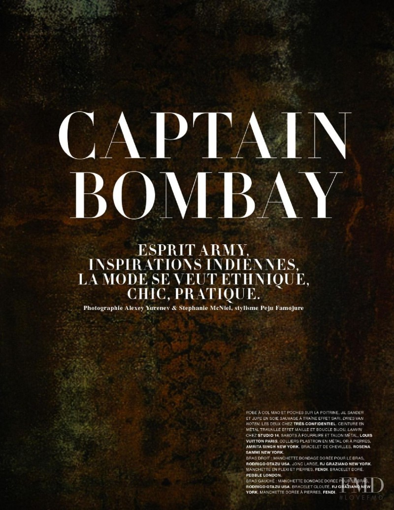 Captain Bombay, April 2010
