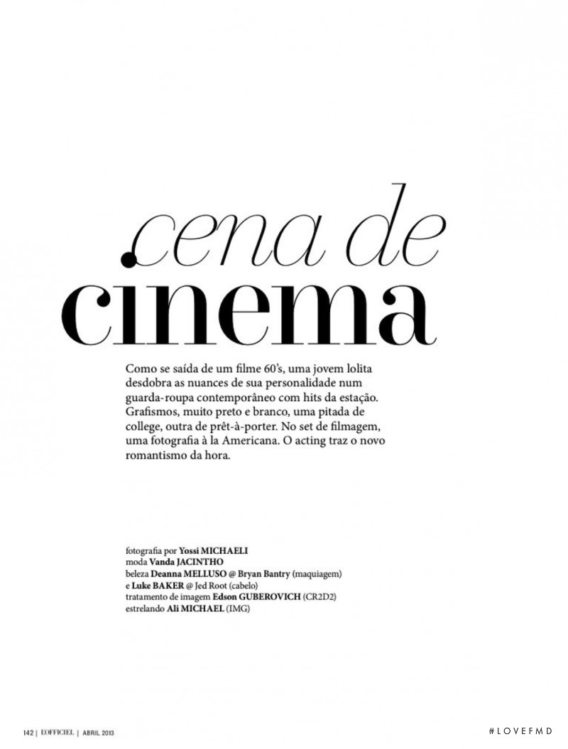 Cena De Cinema, April 2013
