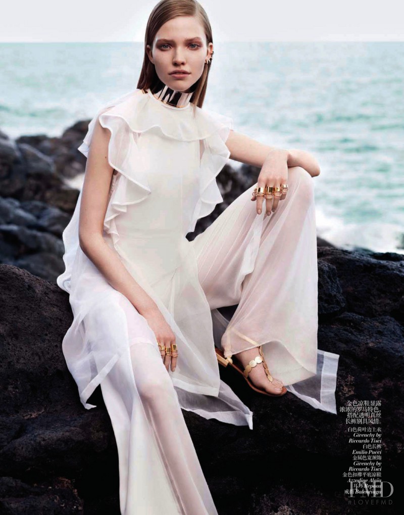 Sasha Luss featured in Siren Call, May 2013