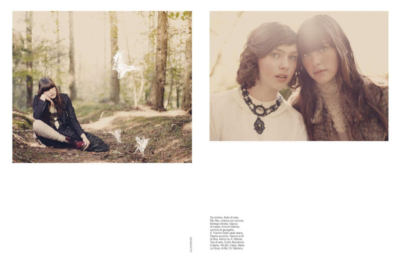 Francesca Frame featured in Lo Strano Caso Delle Fatine Di Cottingley, November 2011