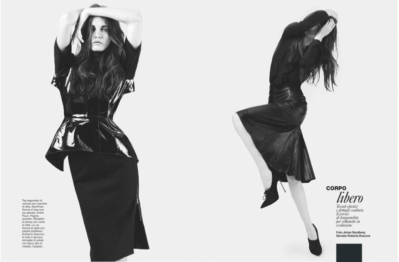 Vika Kuropyatnikova featured in Corpo Libero, September 2011