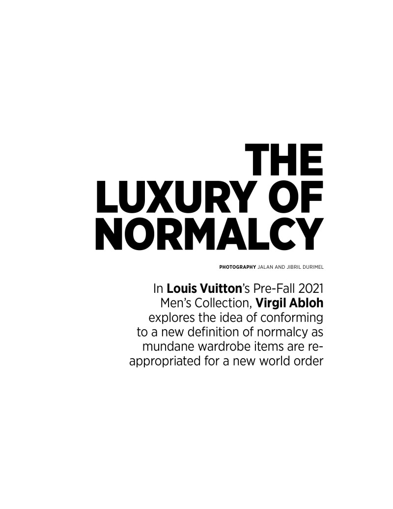 Lars Jammaers featured in The Luxury Of Normalcy, June 2021