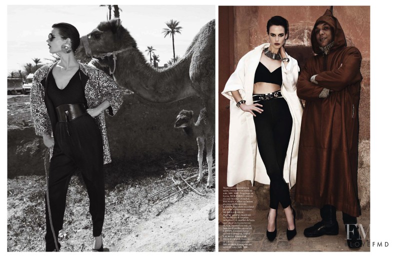Saskia de Brauw featured in Sultane, May 2013