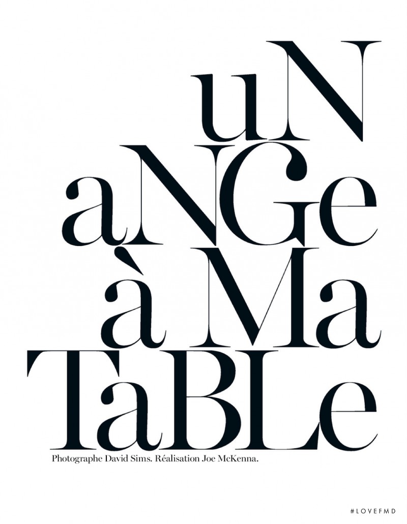 Un Ange A Ma Table, May 2013