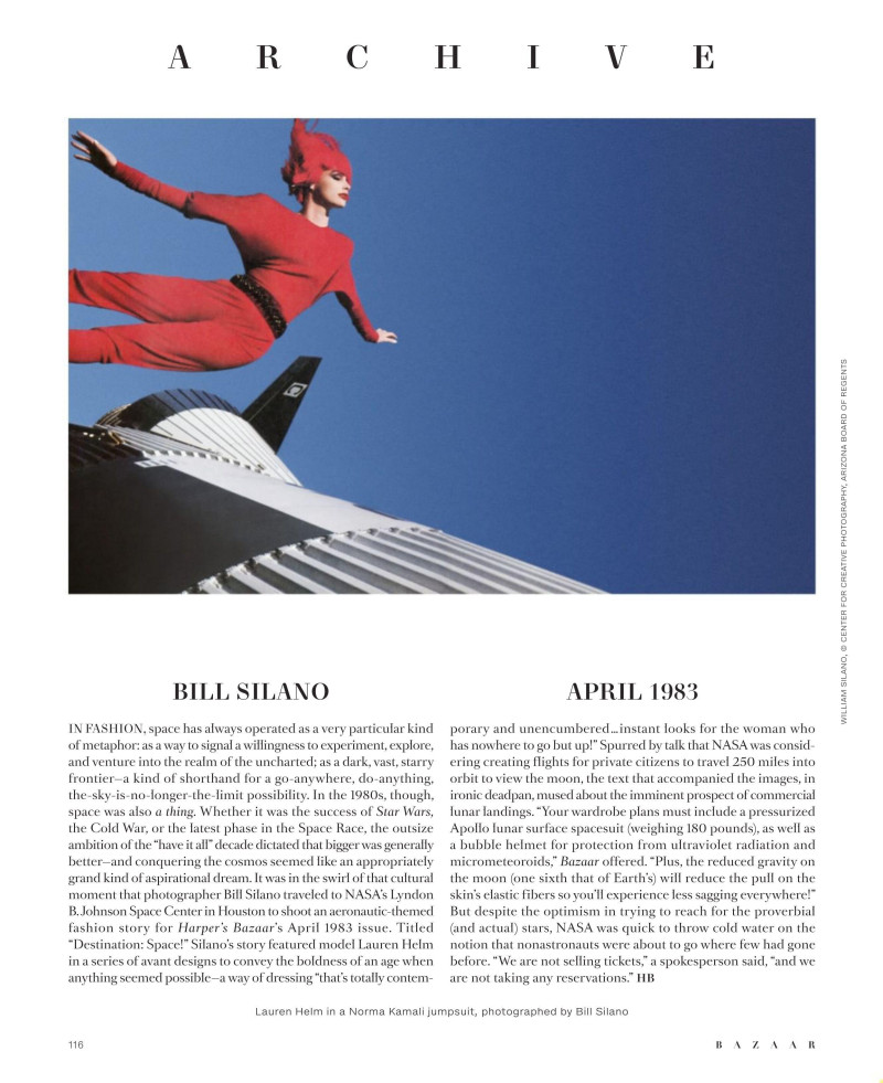 Archive: Bill Silano April 1983, April 2024