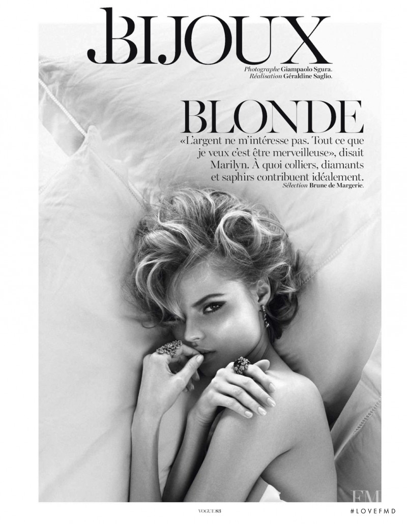 Magdalena Frackowiak featured in Blonde, May 2013