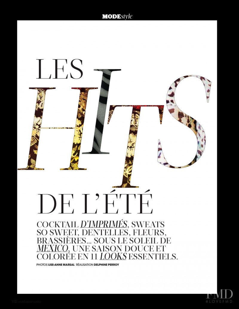 Les Hits De L\'Ete, April 2013