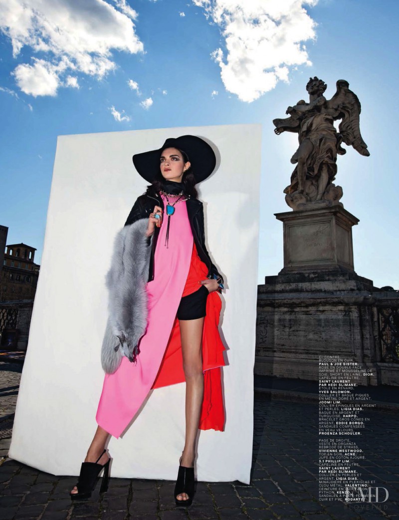 Magda Laguinge featured in Roma, May 2013