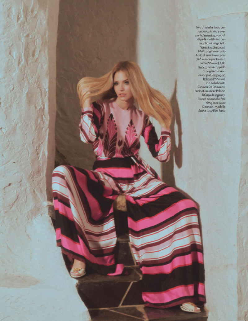 Sasha Luss featured in Retro Pensiero, May 2020