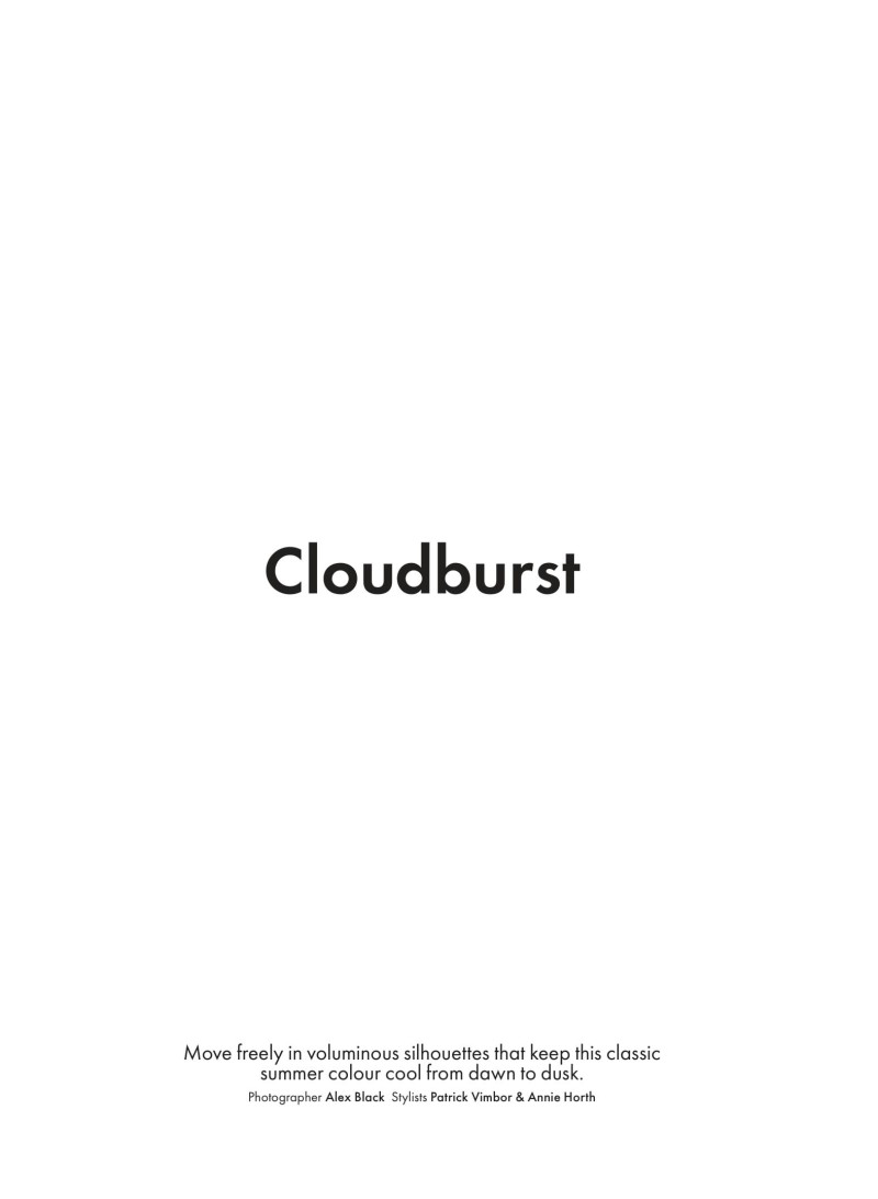 Athena Wilson featured in Cloudburst, June 2020