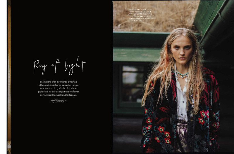 Josefine Lynderup featured in Ray Of Light, November 2020