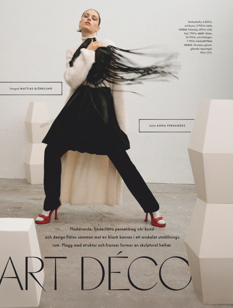 Caroline Knudsen featured in Art Déco, December 2020