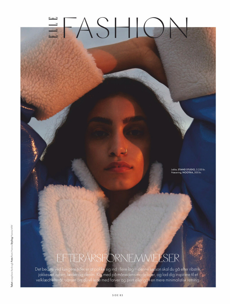 Sara Alwani Hawija featured in Kystvagen, October 2020