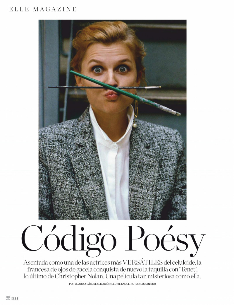 Clemence Poesy featured in Código Poésy, August 2020