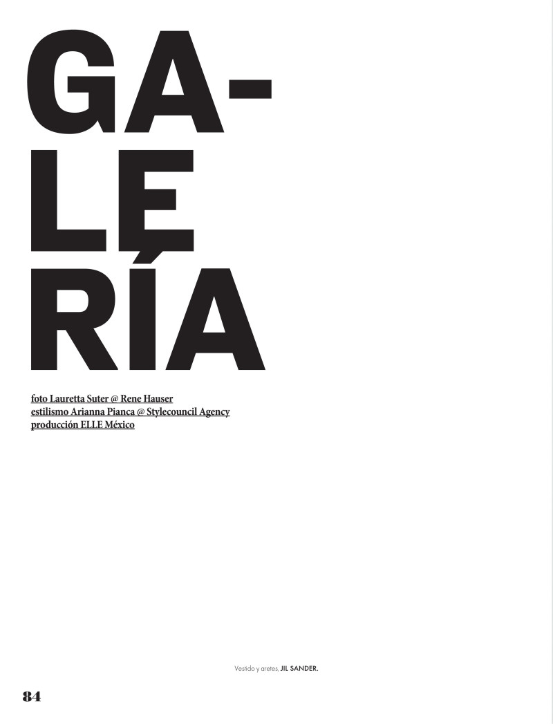 Kadri Vahersalu featured in Galeria, April 2020