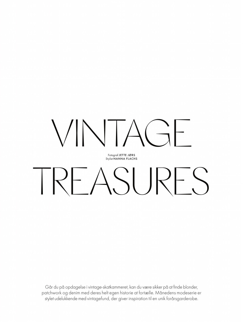 Vintage Treasures, April 2020